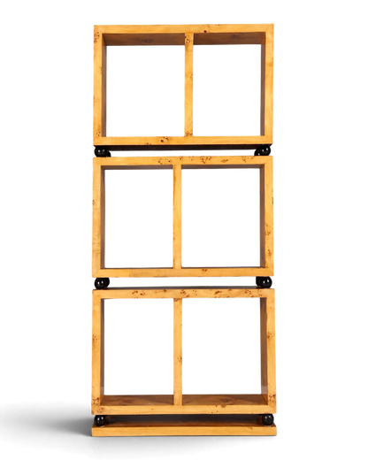 Wunderschönes Art Deco Design Bücherregal Birke Luxus Regal Bookshelf