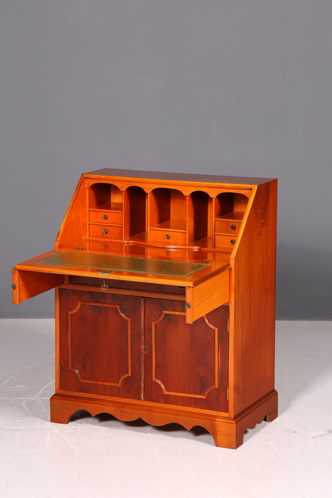Beautiful English Secretary Real Wood Writing Dresser 60s Dresser UK Desk Vintage