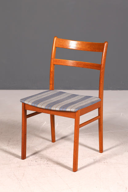 G403 Finish cm 4x Mid Century Teak Holz Stühle Made in Denmark Retro Stuhlset Danish Design Küchenstühle (Kopie)