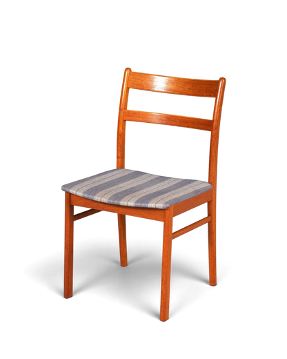 G403 Finish cm 4x Mid Century Teak Holz Stühle Made in Denmark Retro Stuhlset Danish Design Küchenstühle (Kopie)
