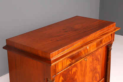 Wunderschöner Original Biedermeier Sekretär Englisch Kommode Antik Bürokommode