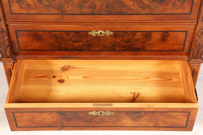 Wunderschöner Gründerzeit Sekretär Jugendstil Vertiko Antik Kommode um 1900