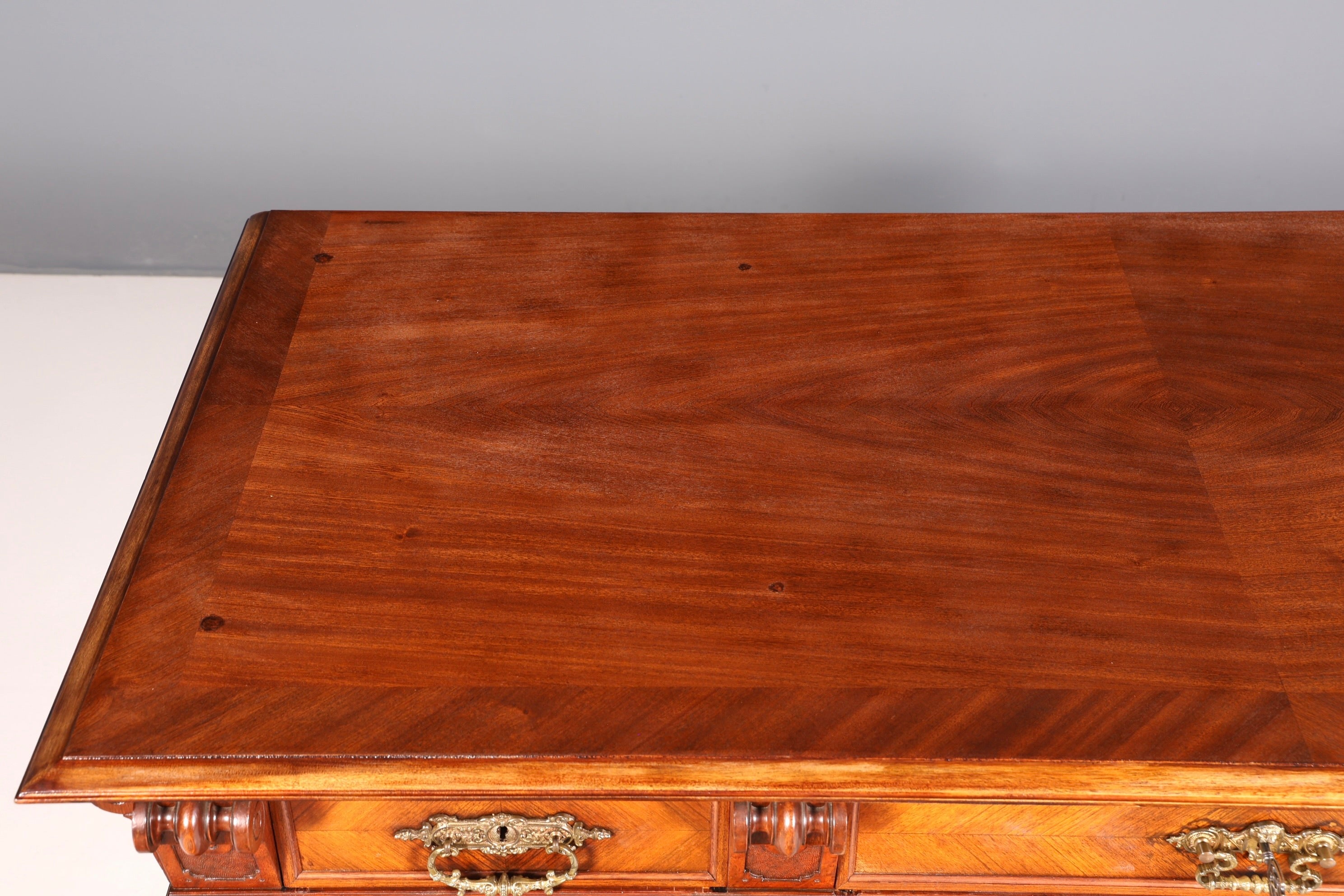 Traumhafter Gründerzeit Schreibtisch Jugendstil Bürotisch echt Holz Antik Desk