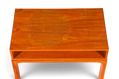 Wunderschöner Aksel Kjersgaard Beisteltlisch Mid Century Ablage Tisch Teak Holz Danish Design Nachttisch