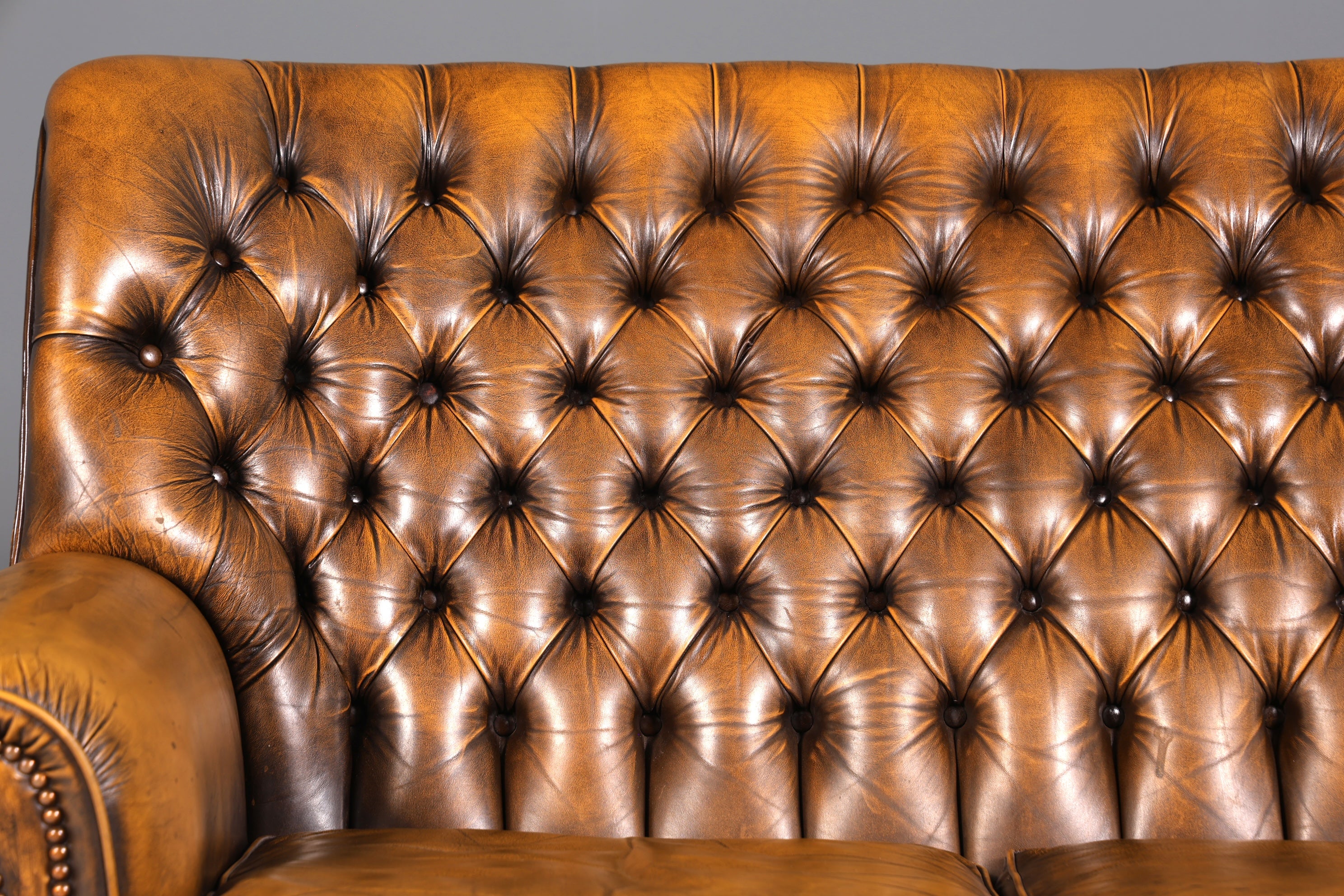 Stilvolles Original Chesterfield Sofa 3-Sitzer Couch England Polstersofa