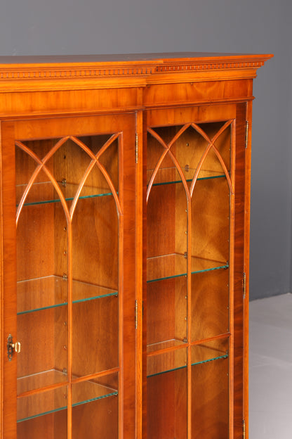 Beautiful English display cabinet, bookcase, library cabinet, display case, glass display cabinet, 60s Mid Century, china cabinet, highboard