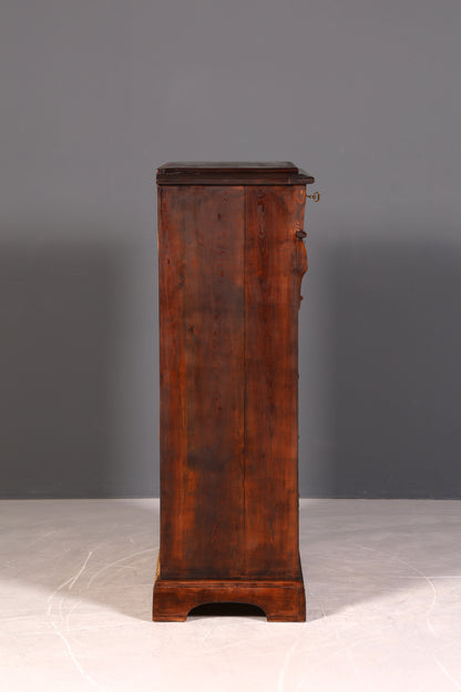 !Wunderschöner Gründerzeit Sekretär Vertiko Highboard Louis Philippe Kommode um 1880