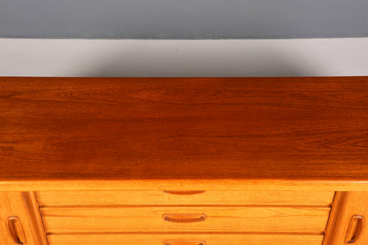 F960 Finish cm Schlichtes Mid Century Sideboard Vintage TV Kommode 60s Schrank Longboard Retro Lowboard