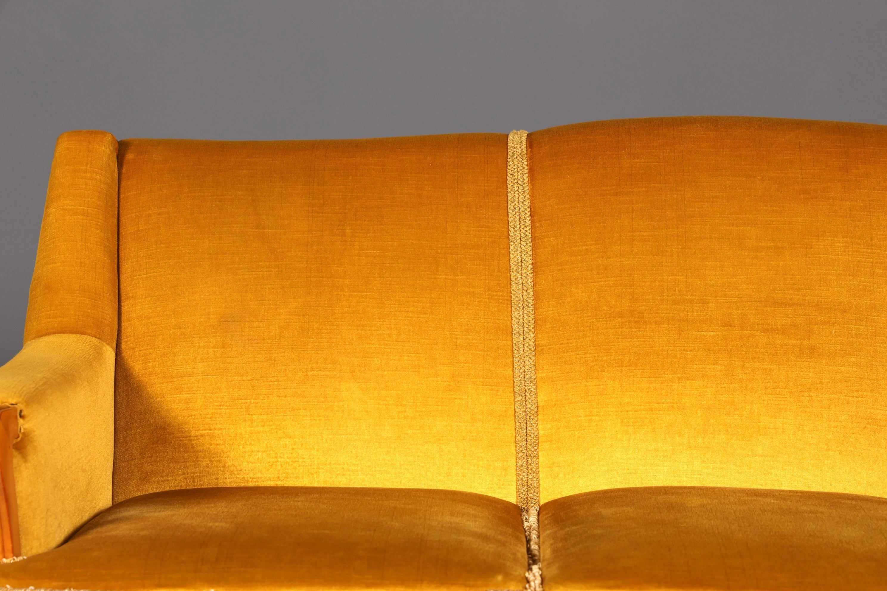 G059 Finish Wunderschönes Chippendale Sofa Antik Barock Stil Wiener Geflecht Couch 3-Sitzer Canapé