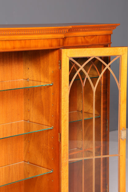Beautiful English display cabinet, bookcase, library cabinet, display case, glass display cabinet, 60s Mid Century, china cabinet, highboard