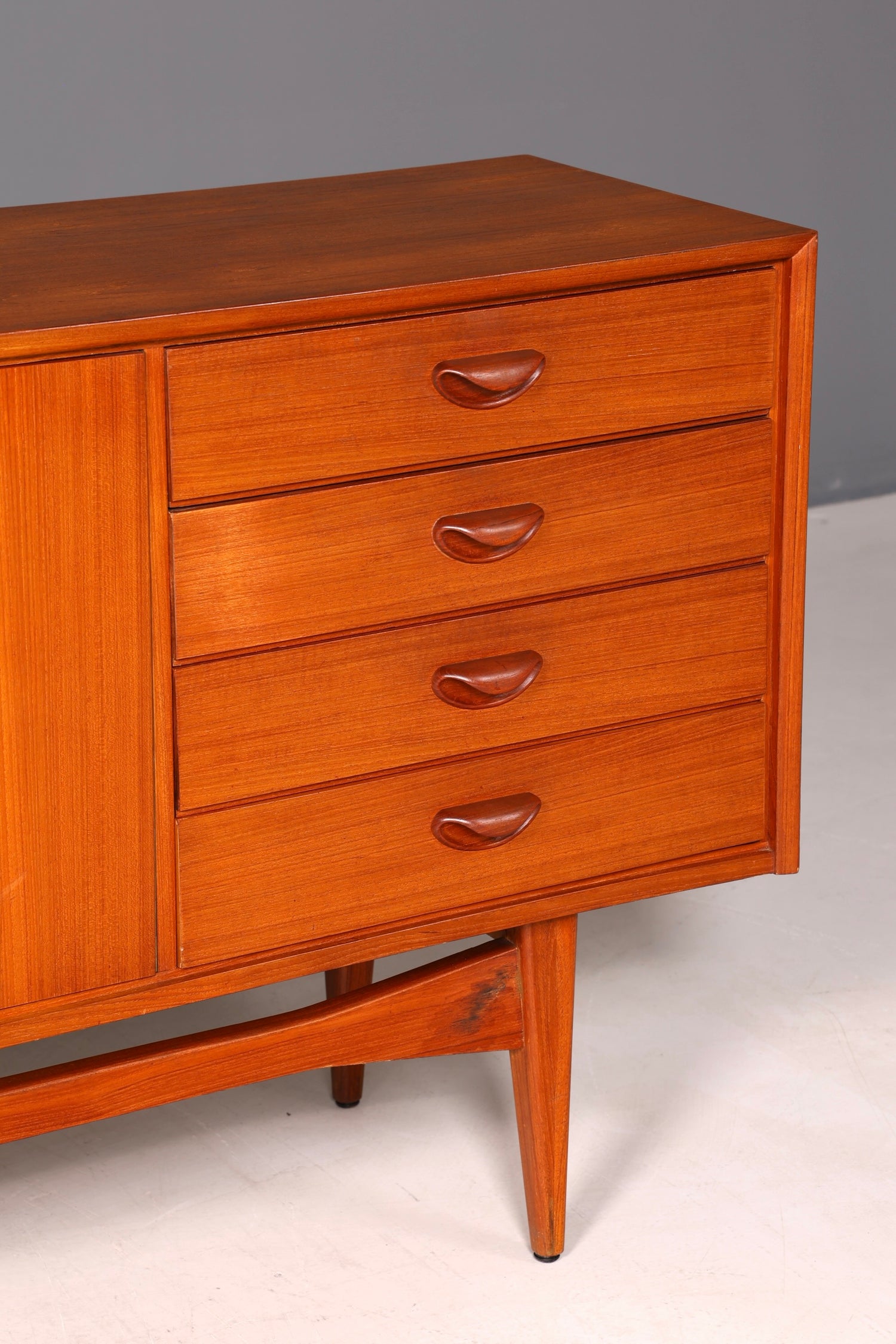 Beeindruckendes Original Heinrich Althoff Sideboard Teak Holz TV Kommode Vintage Schrank 60s