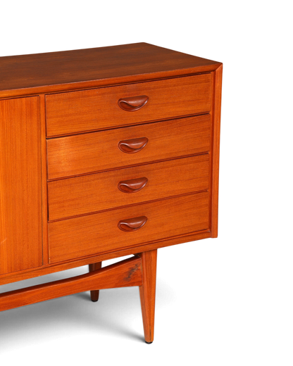Beeindruckendes Original Heinrich Althoff Sideboard Teak Holz TV Kommode Vintage Schrank 60s