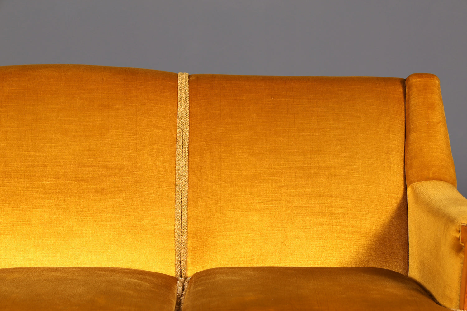 G059 Finish Wunderschönes Chippendale Sofa Antik Barock Stil Wiener Geflecht Couch 3-Sitzer Canapé