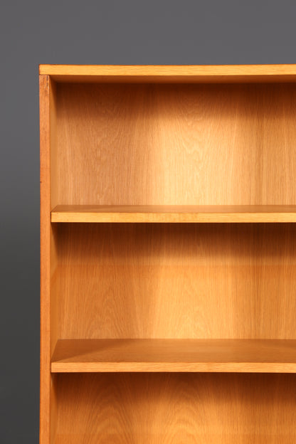 F895 Finish Traumhaftes Mid Century Regal echt Holz Schrank Danish Design Retro Kommode Vintage Bücherregal 60er Jahre