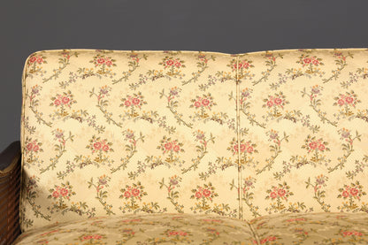 G282 Finish Wunderschönes Chippendale Sofa Antik Barock Stil Wiener Geflecht Couch 3-Sitzer Canapé (Kopie)