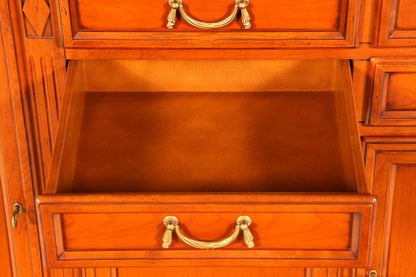 G042 Finish cm SELVA Wunderschönes Englisches Sideboard Eibe Schrank Antik Stil Buffetschrank Kommode