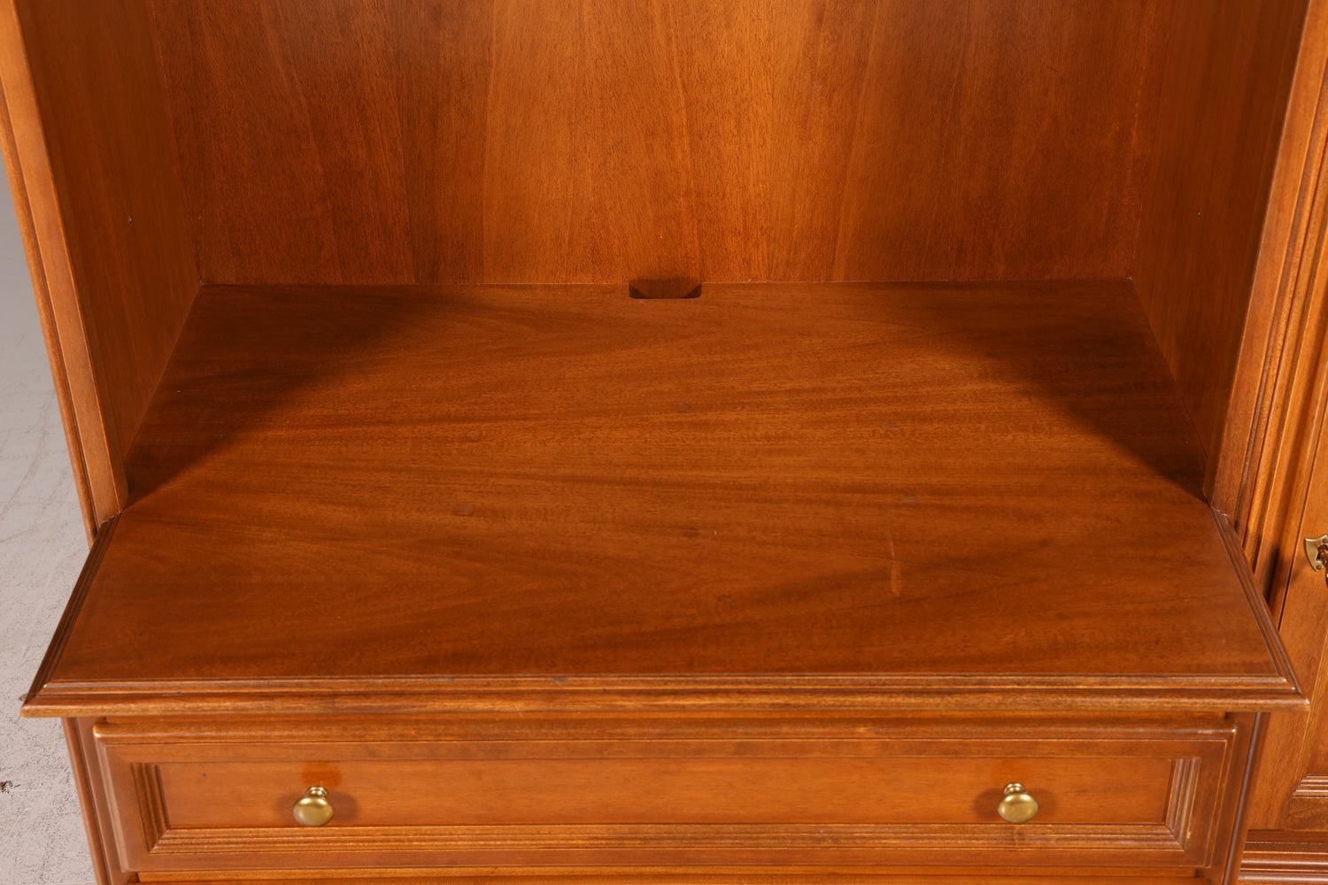 Edles Original Selva Bücherregal Kirschholz Regal Bücherschrank Vintage Italienische Möbel TV Bibliothek