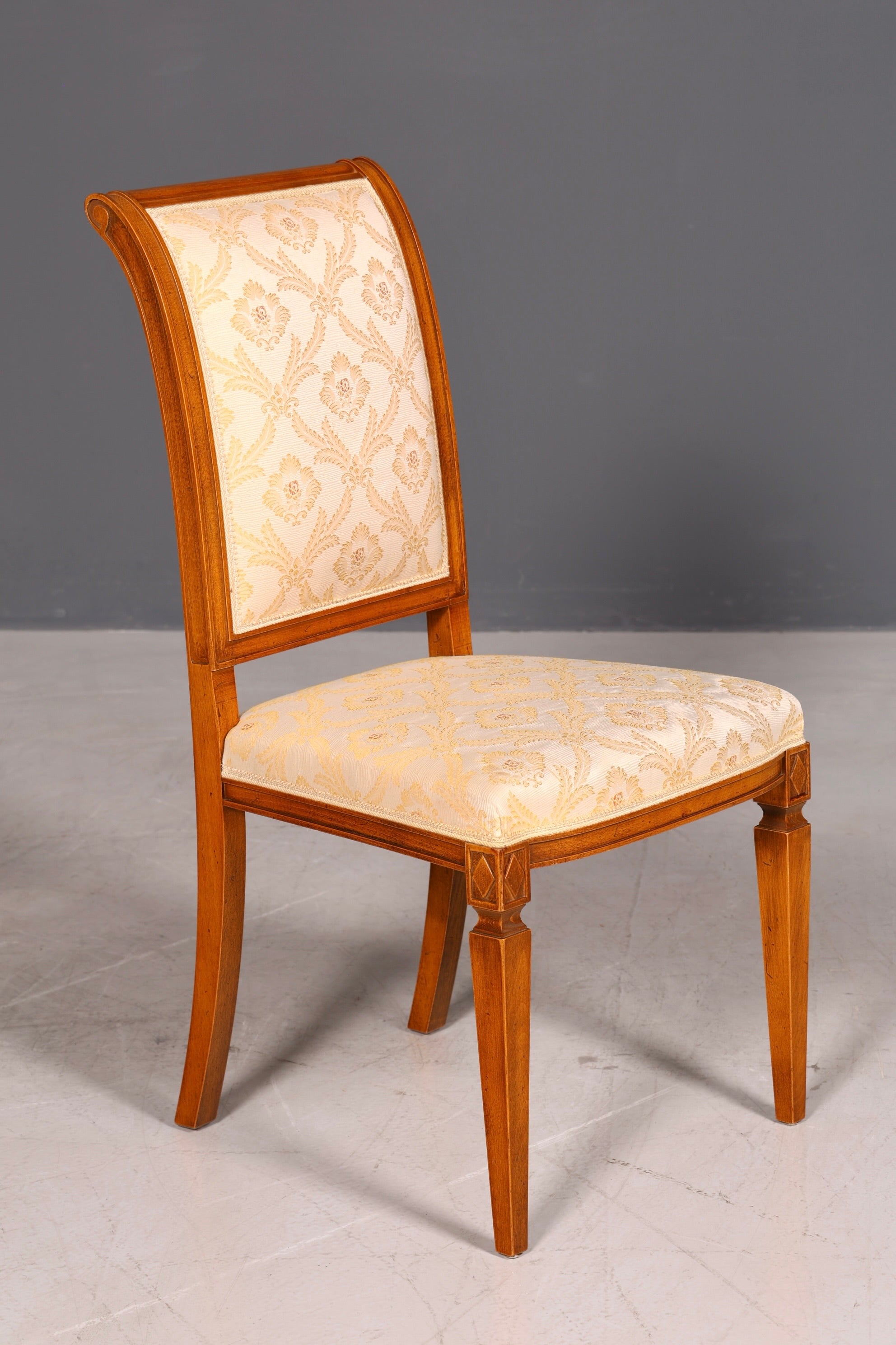 G674 Finish cm SELVA 6x Edle Englische Stühle Englisch Dining Chairs Antik 60er Jahre Regency Küchenstühle Stuhlset (Kopie 2)