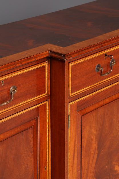Wunderschönes Englisches Sideboard Mahagoni Schrank 60er Buffetschrank Kommode Anrichte Vintage