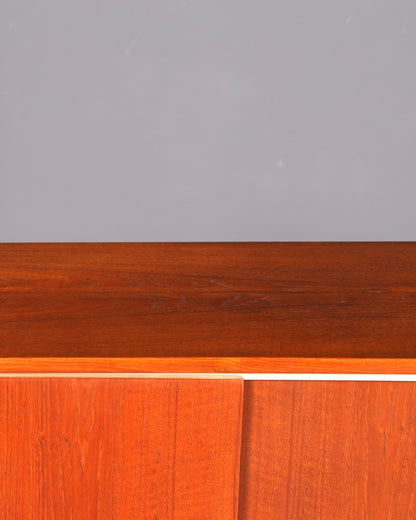 Dreamy mid-century sideboard, teak highboard cabinet, vintage Danish design chest of drawers