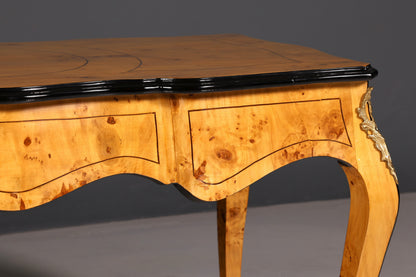 Wunderschöner Louis XV Stil Schreibtisch French Office Desk Antik Stil Bürotisch Massivholz