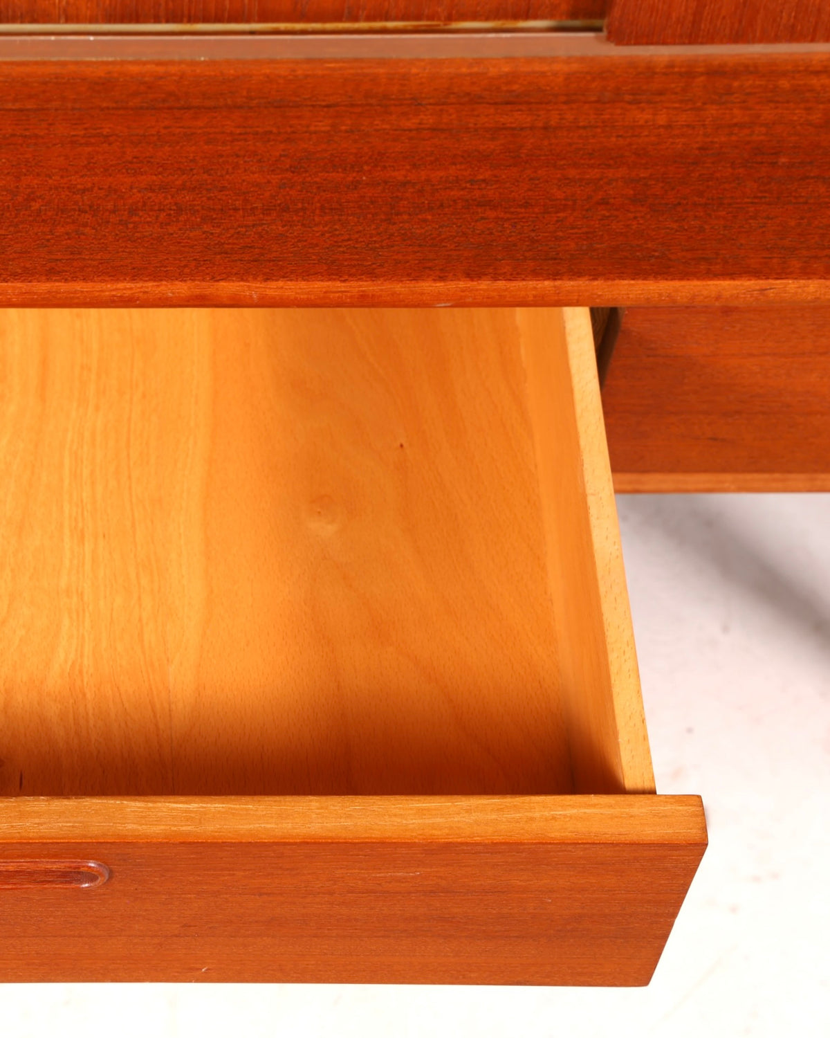 Dreamy mid-century sideboard, teak highboard cabinet, vintage Danish design chest of drawers