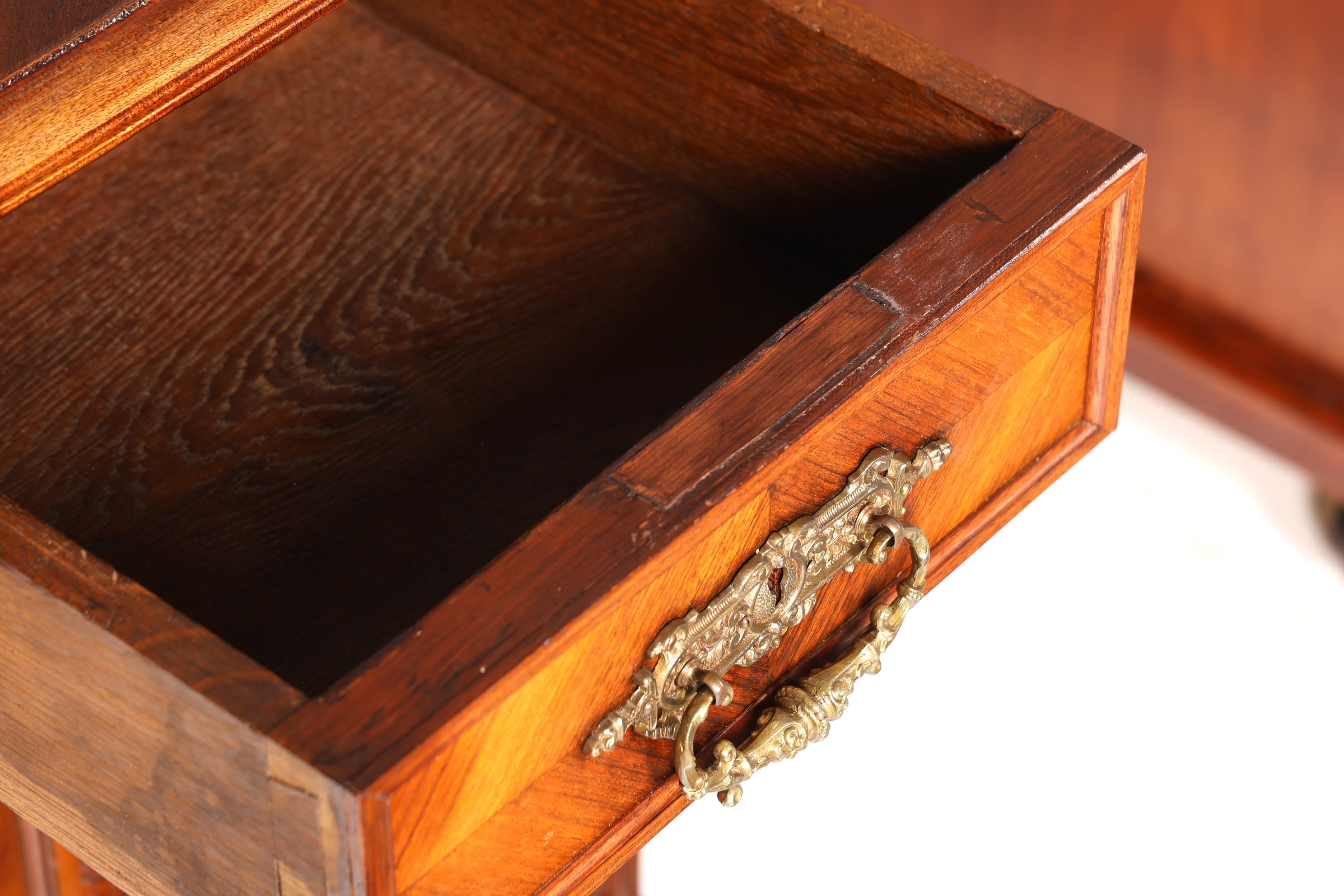 Traumhafter Gründerzeit Schreibtisch Jugendstil Bürotisch echt Holz Antik Desk