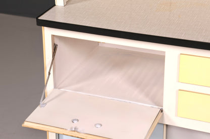 Kultiger Mid Century Küchenschrank Vintage Buffet Retro Anrichte 60er Jahre Schrank