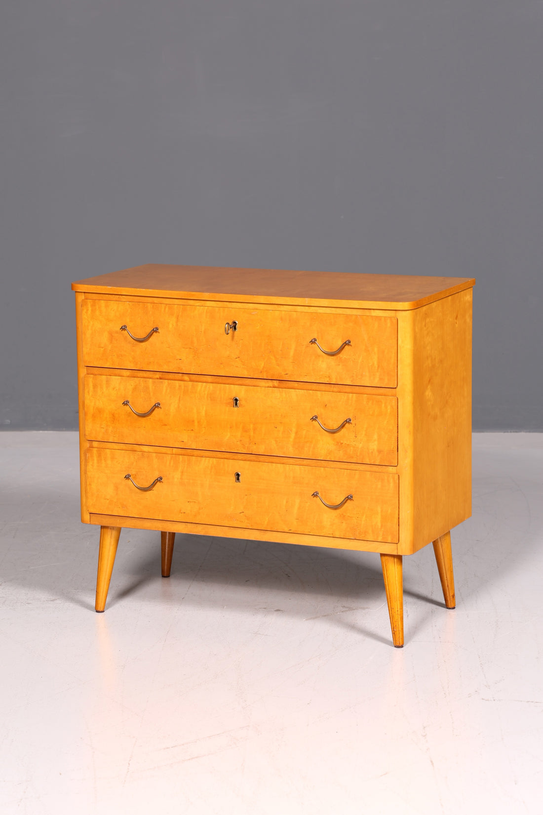 Prachtige mid-century ladekast vintage hal ladekast ladenkast retro jaren 60 hout