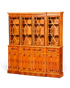 Traumhafte Englische Vitrine Bücherschrank Buffet Antik Stil Englisch Eibe Glasvitrine Bibliothek