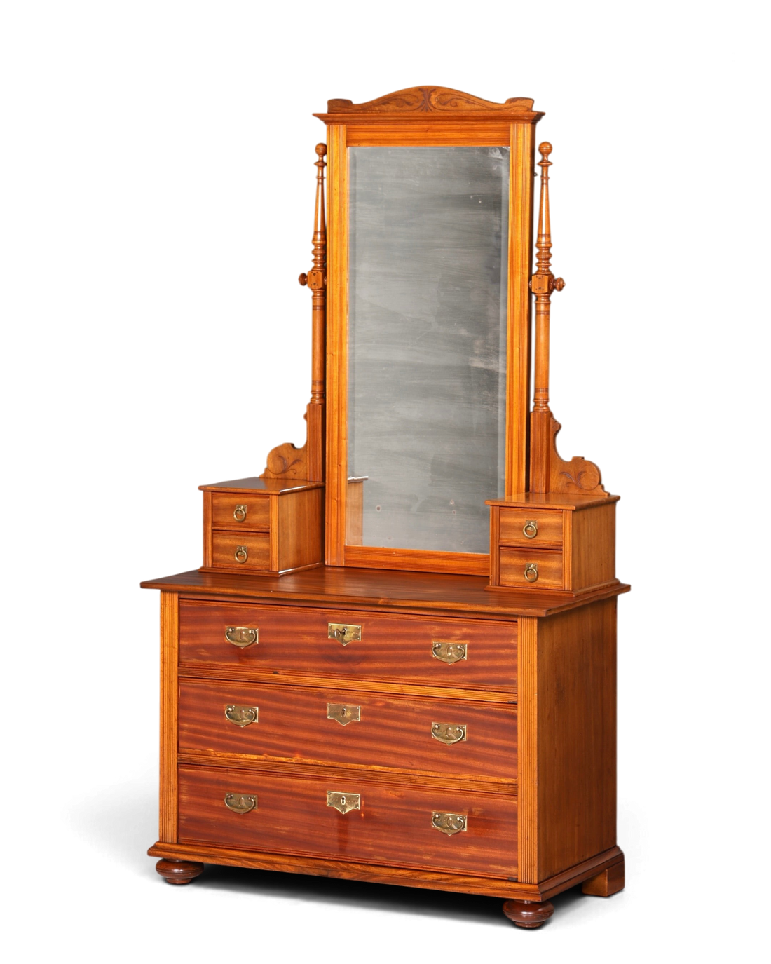 Wunderschöne Jugendstil Kommode Antik Sideboard mit Spiegel Gründerzeit Flurkommode Frisierkommode