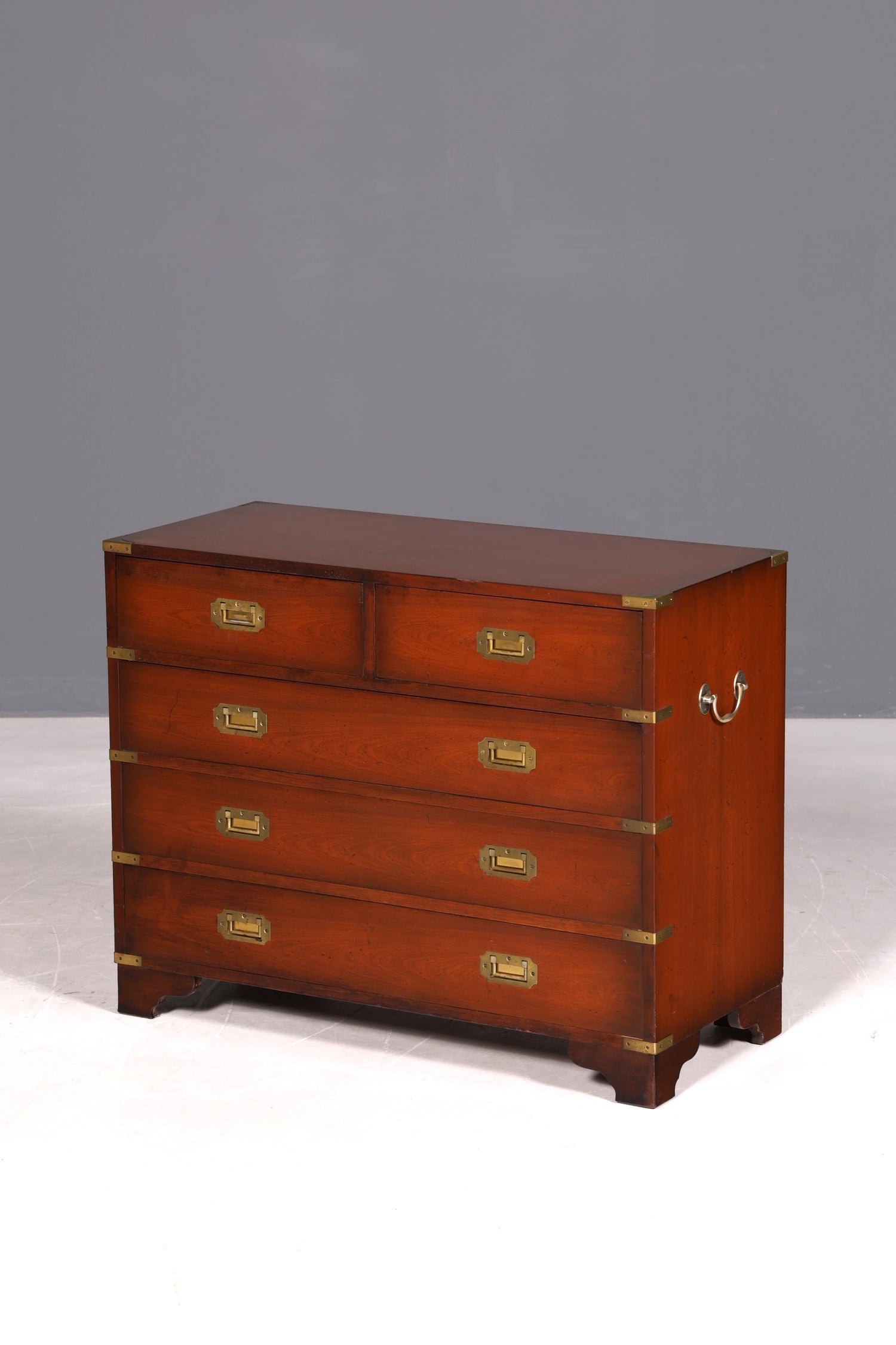 G098 Finish cm Wunderschöne Englische Kommode Holz TV Schrank Antik Sideboard