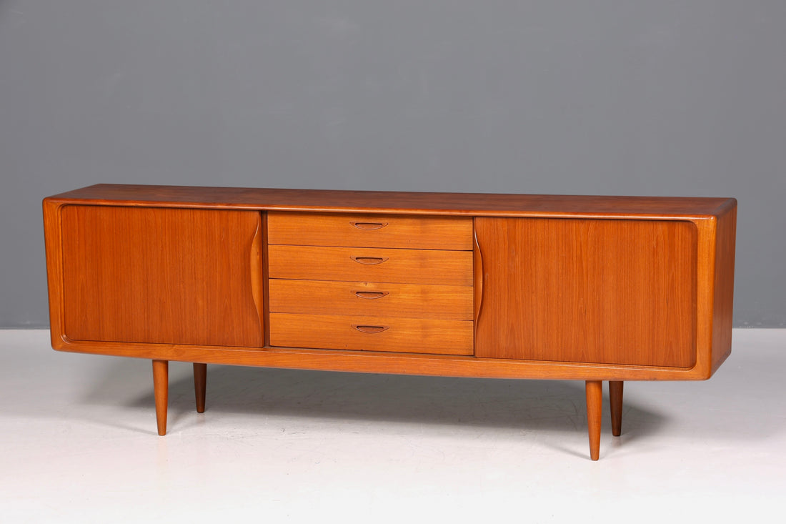 Beeindruckendes Original Henry Walter Klein für Bramin Sideboard Teak Holz TV Kommode Vintage Schrank
