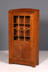 Stilvolle Jugendstil Vitrine Antike Holz Bücherschrank Eiche Antik Schrank Geschirrschrank