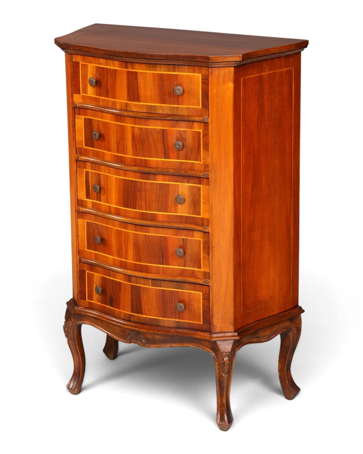 I181 Finish Wunderschöne Kommode im Barock Stil Sideboard Intarsien Vertiko Schubladenkommode (Kopie)