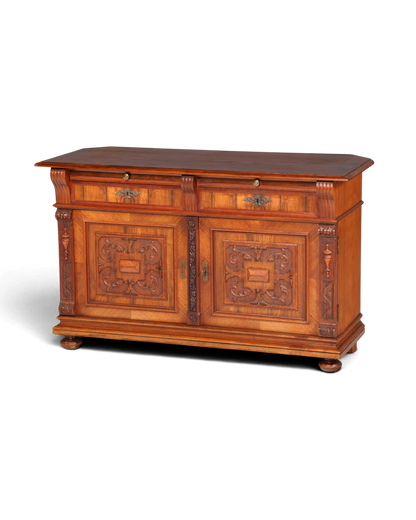 Wunderschöner Gründerzeit Sideboard Antik Nussbaum Schrank Kommode um 1890
