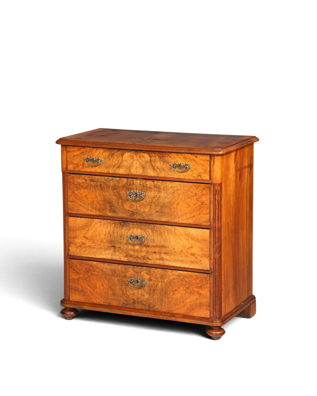 Stilvolle Louis Philippe Kommode Biedermeier Antik Schubladen Kommode Wäschekommode