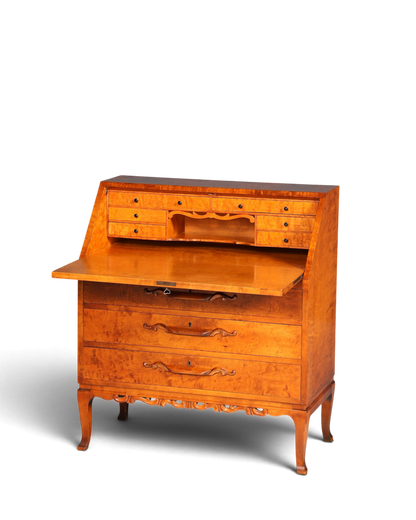 Wunderschöner Sekretär um 1930 Büro Kommode Kirschholz Sekretär Schreibtisch Kommode