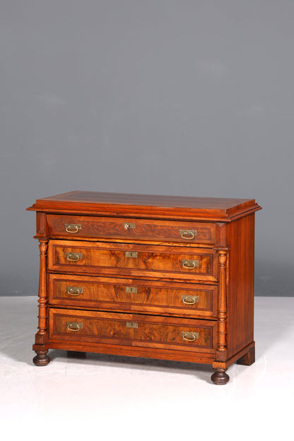 Dreamlike Gründerzeit chest of drawers, Art Nouveau antique sideboard, chest of drawers, linen chest