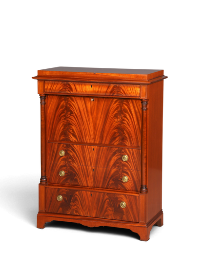 Stilvoller Original Biedermeier Sekretär Englisch Kommode Antik Bürokommode