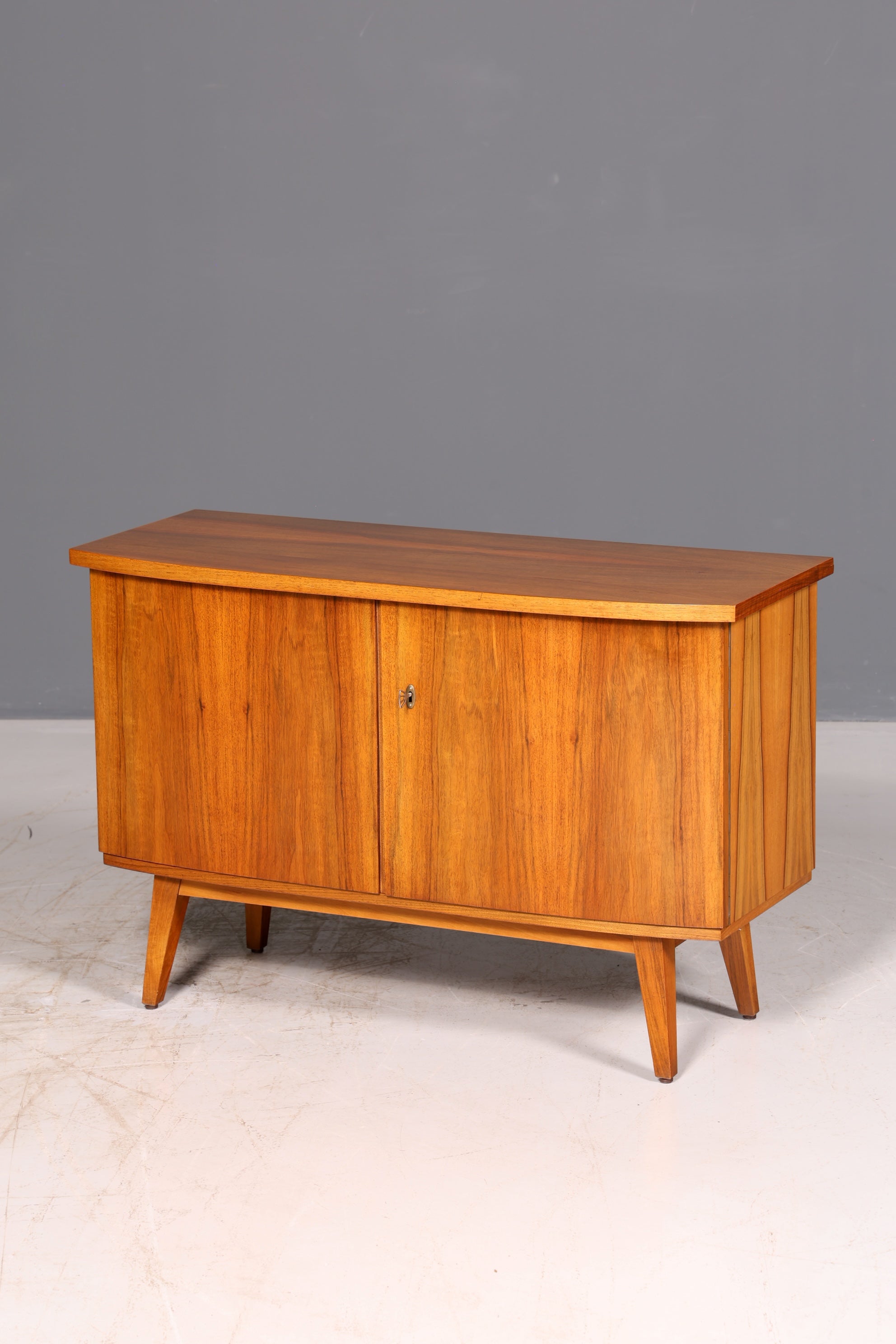 Wunderschönes Mid Century Sideboard Vintage TV Schrank Retro Flur Schrank 60er echt Holz