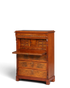 Stilvoller Gründerzeit Sekretär Vertiko Highboard Jugendstil Kommode Schrank um 1880