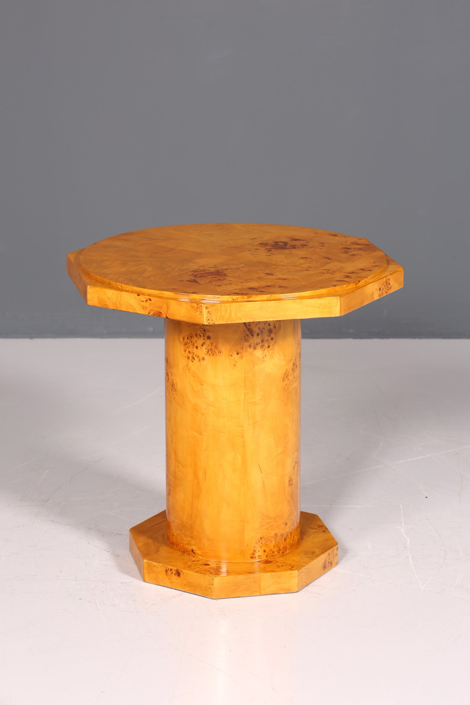 Dreamlike Art Deco style dining table, antique style, birch, kitchen table, dining room table