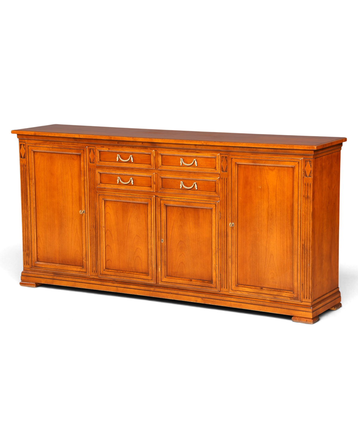 Hauptstadt Möblerei Selva XXL Sideboard Villa Borghese aus massivem Holz im antiken italienischen Stil