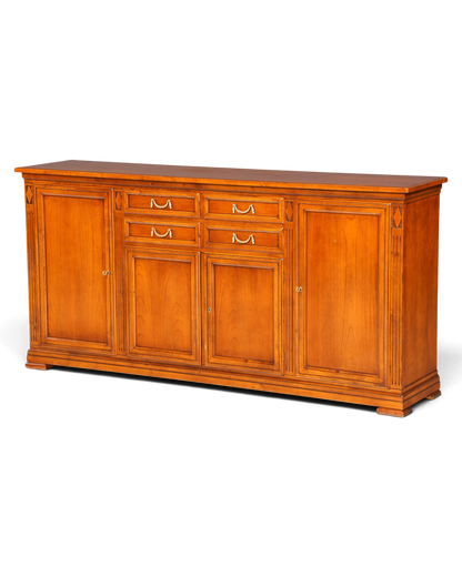 Hauptstadt Möblerei Selva XXL Sideboard Villa Borghese aus massivem Holz im antiken italienischen Stil