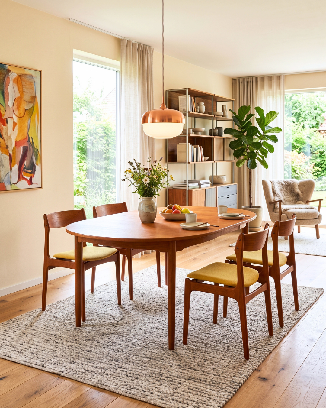 4x originele Erik Buch stoelen van Oddense Maskinsnedkeri A-S Mid Century Deens design teak houten eetkamerstoelen keukenstoelen