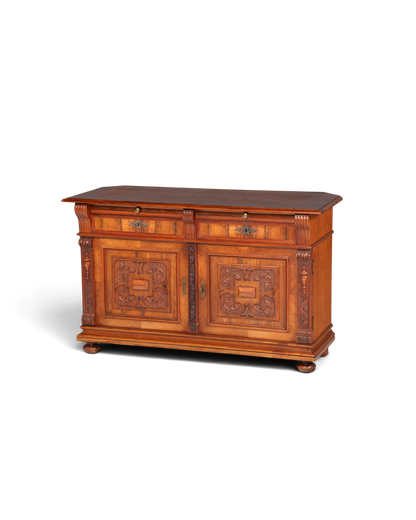 Wunderschöner Gründerzeit Sideboard Antik Nussbaum Schrank Kommode um 1890