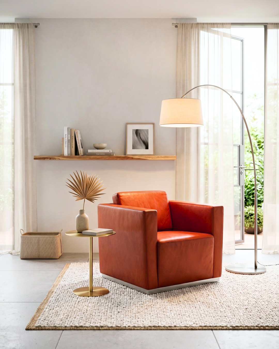 Originele Walter Knoll design Elton fauteuil armleunstoel model 407 loungestoel
