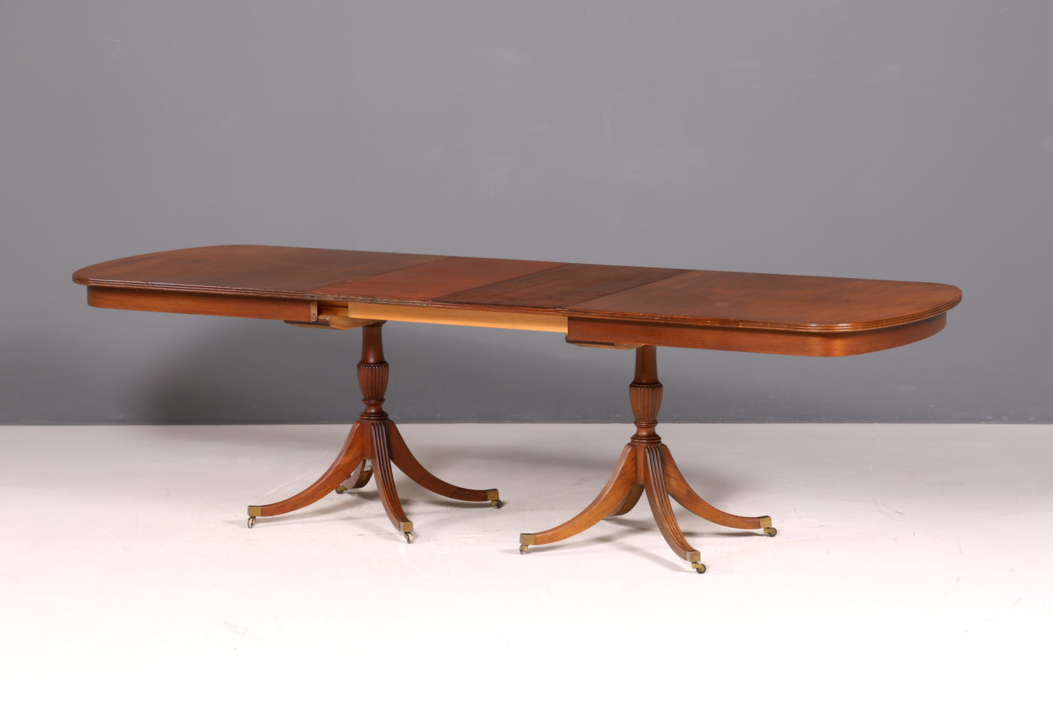 G114 Finish Wunderschöner Englischer Tisch ausziehbarer Esstisch Antik Stil 60s Küchentisch Eibe