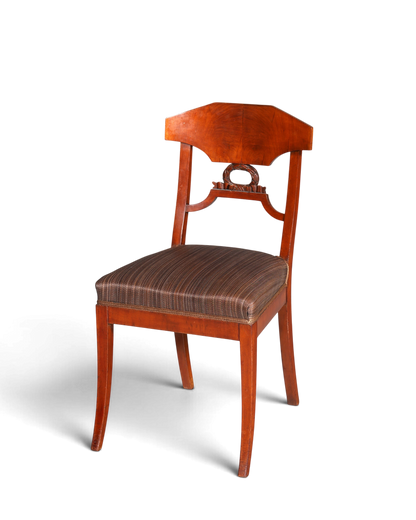 Traumhafter Biedermeier Stuhl Antik Küchenstuhl echt Holz Sekretär Stuhl Esszimmer Stuhl 2 von 2